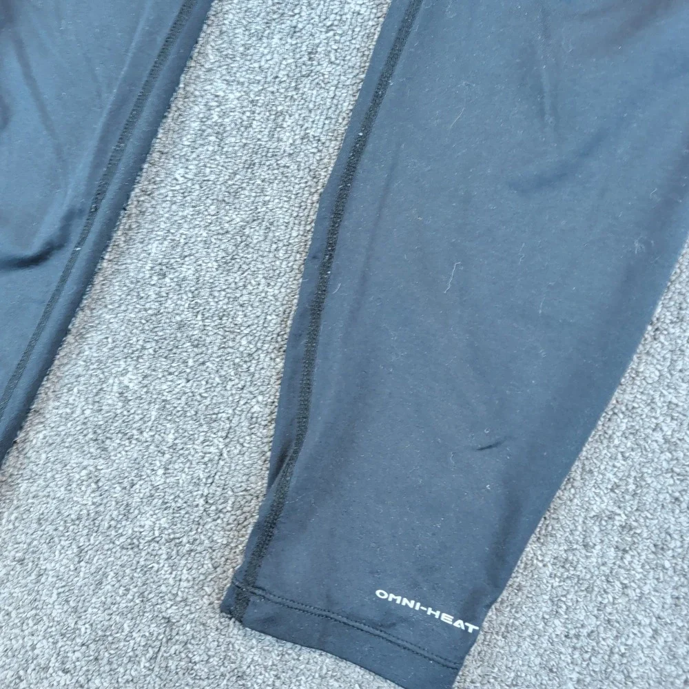 Columbia Gorpcore Omni-Heat Base Layer Tights Mens Large Black Thermal Leggings
